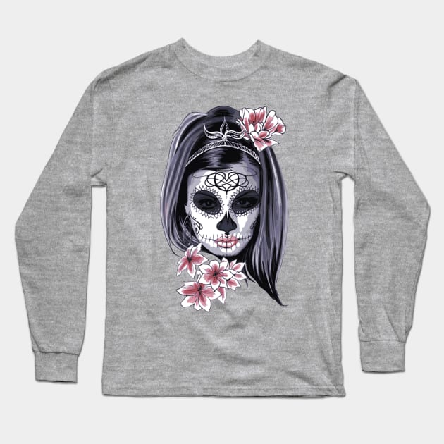 Gothic Witch Aesthetic Long Sleeve T-Shirt by Little Designer